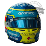 Fernando Alonso 2025 F1 Replica Helmet Scale 1:1