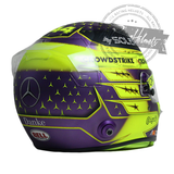 Lewis Hamilton 2024 Abu Dhabi F1 Replica Helmet Scale 1:1