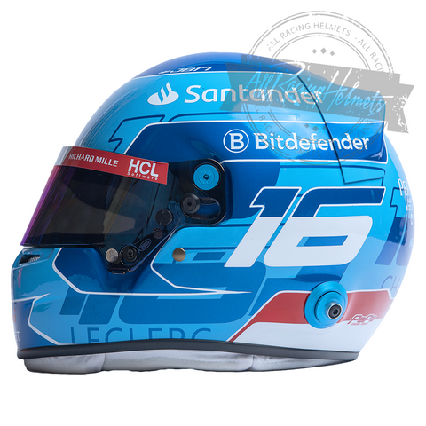 Charles Leclerc 2024 Miami GP F1 Replica Helmet Scale 1:1