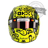 Lando Norris 2025 F1 Replica Helmet Scale 1:1