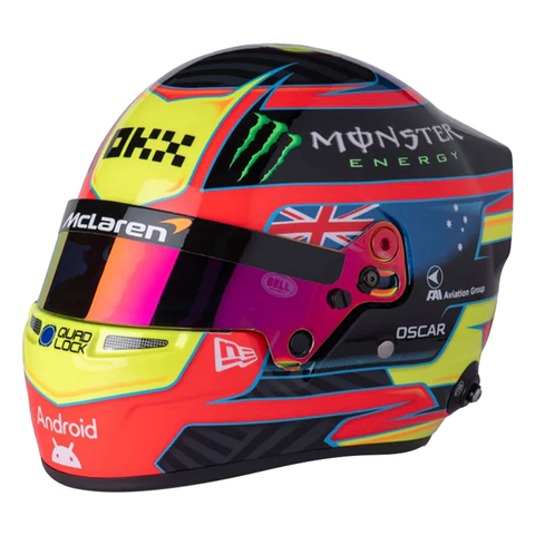 Oscar Piastri 2025 F1 Replica Helmet Scale 1:1