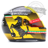 Carlos Sainz 2024 F1 Monza Grand Prix Replica Helmet Scale 1:1