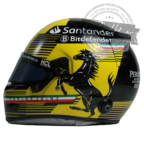 Carlos Sainz 2024 F1 Monza Grand Prix Replica Helmet Scale 1:1