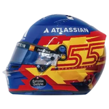 Carlos Sainz 2025 F1 Replica Helmet Scale 1:1