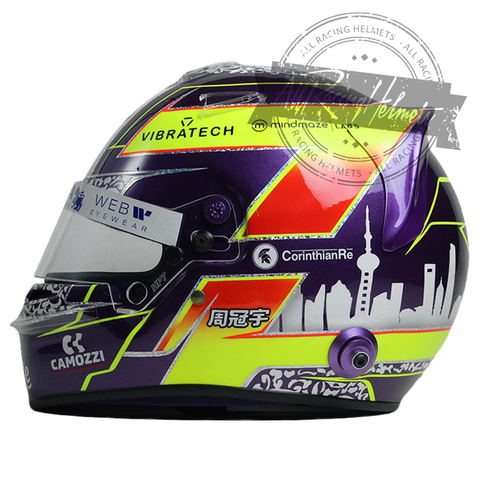 Zhou Guanyu 2023 F1 Replica Helmet Scale 1:1